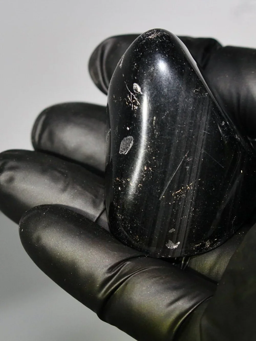 39.0g Old Stock Rainbow Obsidian Polished Davis Creek California Rare Stone Rock